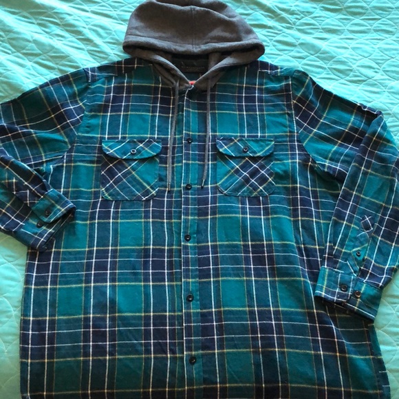 No Boundaries Flannel Hoodie Sale, 50 